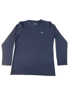 Men's Long Sleeve Crew Neck Shirt - Navy
